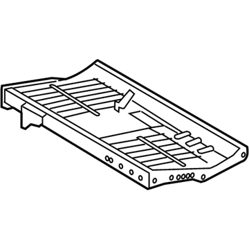 Ford 6L2Z-7863160-BA Frame And Spring - Rear Seat Cushion