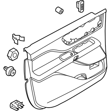Ford LC5Z-7823943-GB PANEL - DOOR TRIM - LOWER