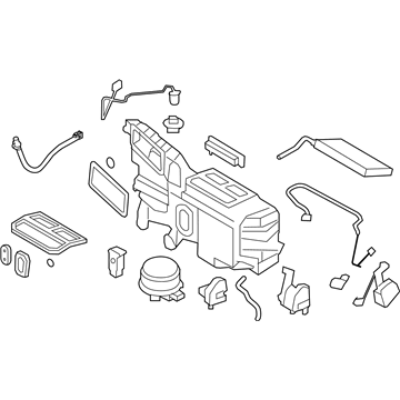 Ford CT4Z-19B555-A Evaporator And Housing