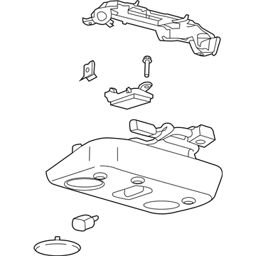 Ford JR3Z-63519A70-DA Console Assembly - Overhead