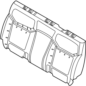 Ford NZ6Z-6066800-B PAD - REAR SEAT BACK