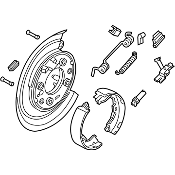 Ford BC3Z-2210-A Brake Assembly - Rear