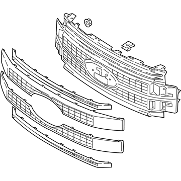 2019 Ford F-550 Super Duty Grille - JC3Z-8200-FA