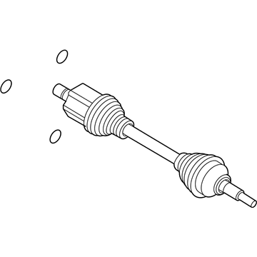 Ford N1MZ-3A427-E SHAFT - FRONT AXLE