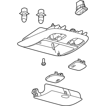 Ford 9N7Z-54519A70-BD Console Assembly - Overhead