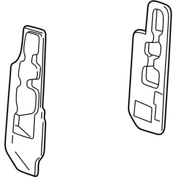 Ford 6C3Z-25023A60-B Insulator - Cowl Panel