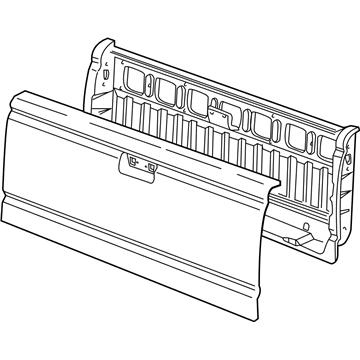 Ford 6L5Z-9940700-AA Tailgate Assembly