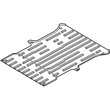 Ford 9T1Z-5413046-AB Mat - Floor - Rubber