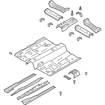 Lincoln Corsair Floor Pan - LX6Z-7811135-A