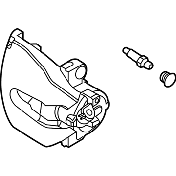 Ford BV6Z-2B121-C Brake Caliper Assembly-Less Pads