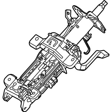 2020 Ford Police Interceptor Utility Steering Column - N1MZ-3C529-C