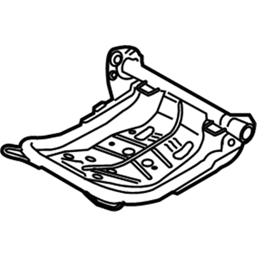 Ford FL3Z-1663160-A Frame And Spring - Rear Seat Cushion