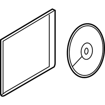 Ford DR3Z-10E987-AA Disc - Navigation Map