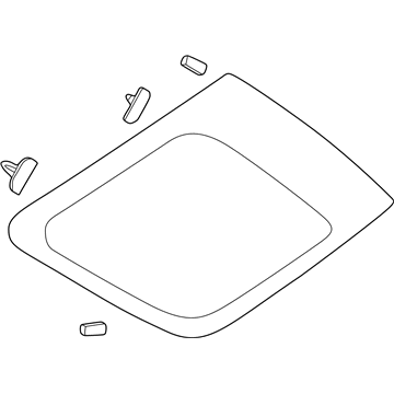 Ford BB5Z-7829701-A Glass - Quarter Window