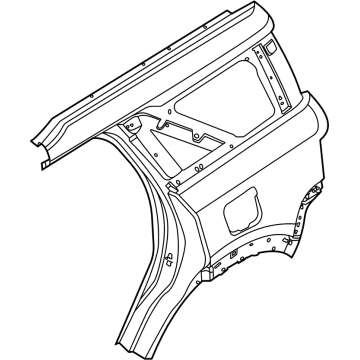 Ford M1PZ-78278A93-A PANEL - REAR CORNER - OUTER