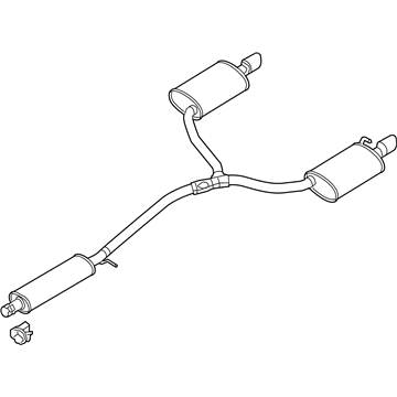 Ford Taurus Muffler - DG1Z-5230-C