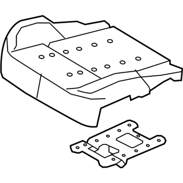 Lincoln MKS Seat Cushion - DA5Z-54632A23-B