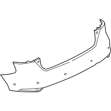 Ford F1EZ-17906-BAPTM Bumper Assembly - Rear