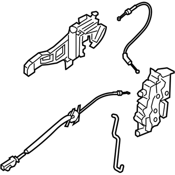 2023 Ford E-Transit Door Latch Assembly - CK4Z-61219A65-S