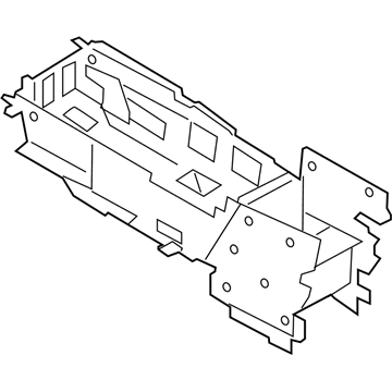 Ford Police Interceptor Utility Center Console Base - LB5Z-78044B90-B