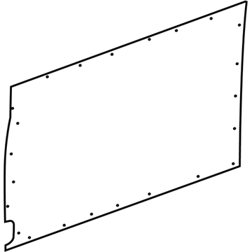 Ford LK4Z-6142410-B MOULDING