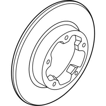 Ford NK4Z-2C026-B ROTOR ASY - BRAKE