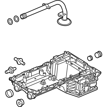 2021 Ford F-250 Super Duty Oil Pan - LC3Z-6K040-B