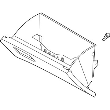 2022 Ford Ranger Glove Box - KB3Z-2106010-AB