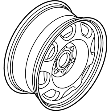 Ford KL3Z-1007-E WHEEL ASY