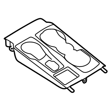 Ford M1PZ-78044E50-BA INSERT ASY - CONSOLE