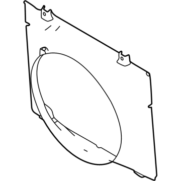 Ford LC2Z-8146-A SHROUD - RADIATOR FAN