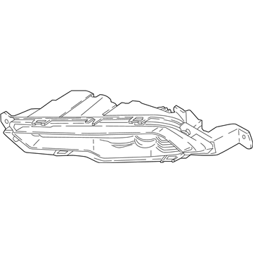 Ford HS7Z-15200-G Lamp Assembly - Fog - Front