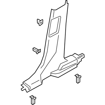 Ford LJ7Z-7824347-AB TRIM - "B" PILLAR