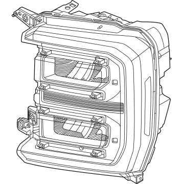 2024 Ford F-350 Super Duty Headlight - PC3Z-13008-F