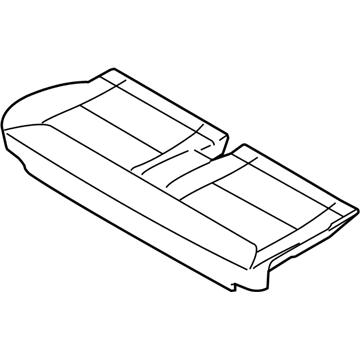 Ford MC5Z-7863804-BC COVER ASY - REAR SEAT CUSHION