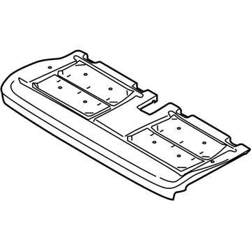 Ford LC5Z-7863840-F PAD - REAR SEAT CUSHION