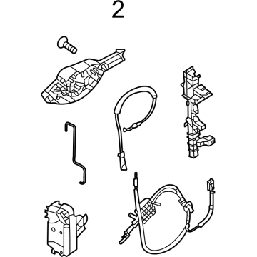 Ford ML3Z-15219A64-M LATCH