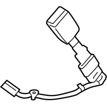 Ford EJ7Z-7861203-AL Buckle Assembly - Seat Belt