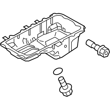 Ford JR3Z-6675-E Engine Oil Pan Assembly