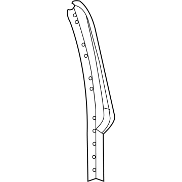 2023 Ford Maverick Door Moldings - NZ6Z-60255A63-A