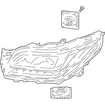 2020 Lincoln Navigator Headlight - JL7Z-13008-E