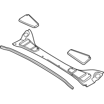 Ford CV6Z-58018A16-A Grille - Cowl Top