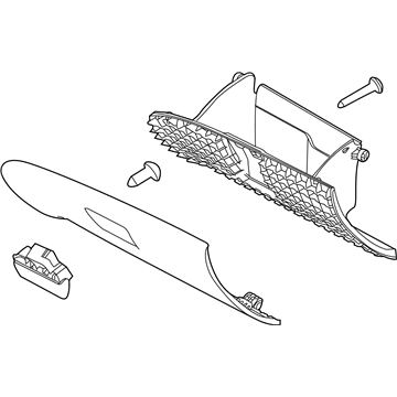 2010 Lincoln MKZ Glove Box - AE5Z-54060T10-AC