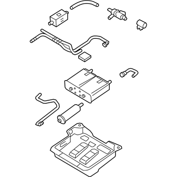 Mercury Vapor Canister - 5W1Z-9D653-AF