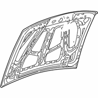 Ford Explorer Hood - F87Z-16612-BA Hood Assembly