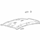 Ford FM5Z-5851916-AA Headlining - Roof