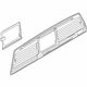 Ford KB3Z-2142006-C GLASS - SLIDING