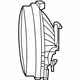 Ford HB5Z-15312-A Lamp Assembly - Long Range - Round