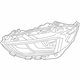 Ford KT4Z-13008-AU HEADLAMP ASY