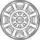 Ford PC3Z-1007-H WHEEL ASY